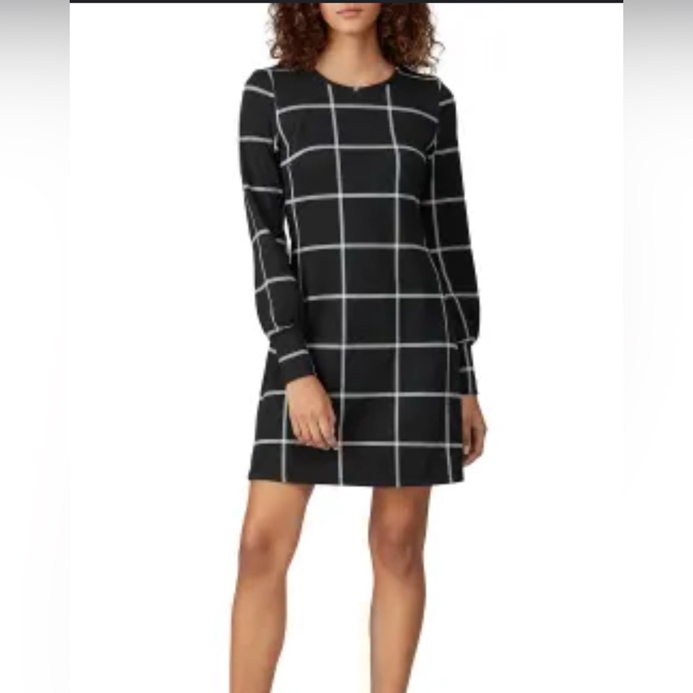 Slate & Willow Black and White Checkered Dress Size small